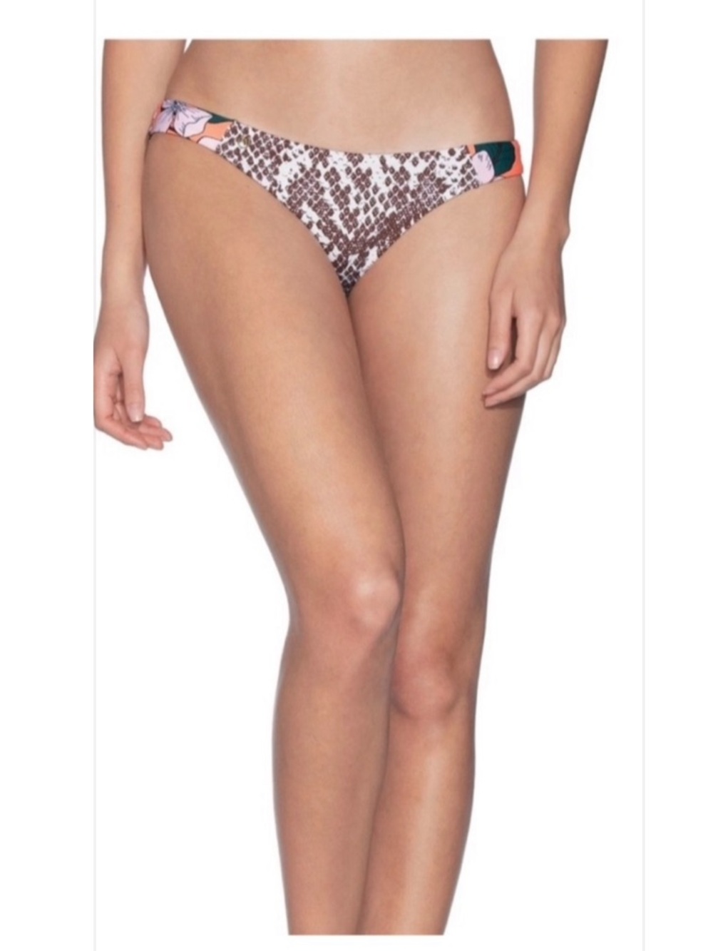 🫛(BOTTOMS) Maaji Poppy Flirt Reversible Bikini Bottoms.